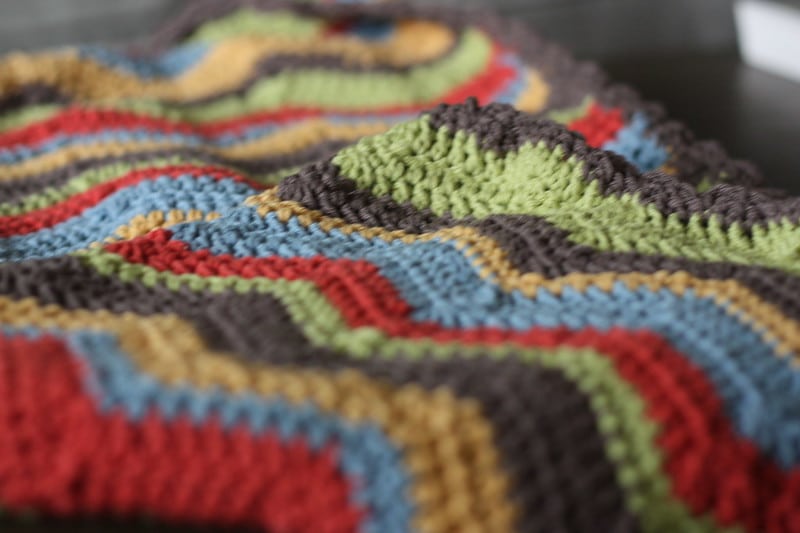 how to wash acrylic yarn blanket