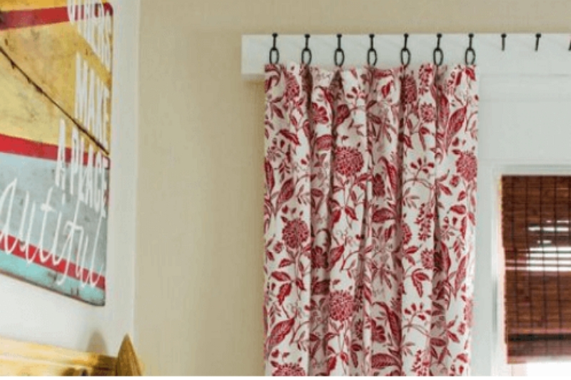 how to hang curtains without curtain rods