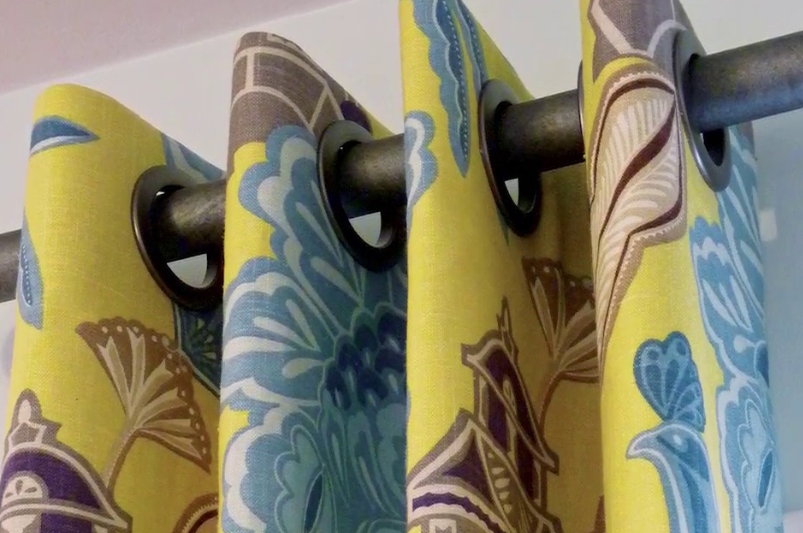 How to Make Curtains With Grommets