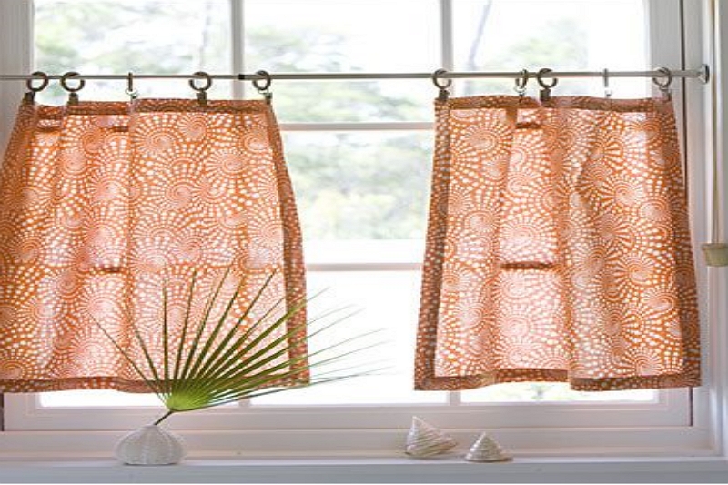 How to sew cafe curtains