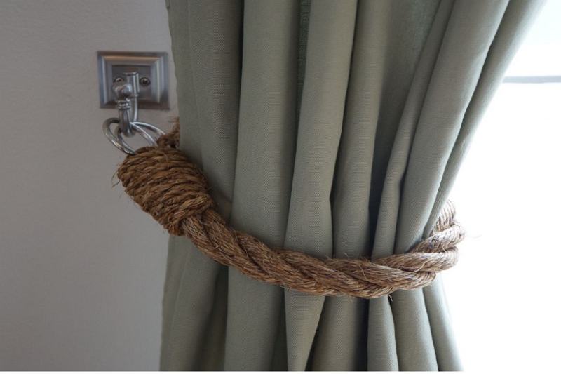 how to tie curtains up