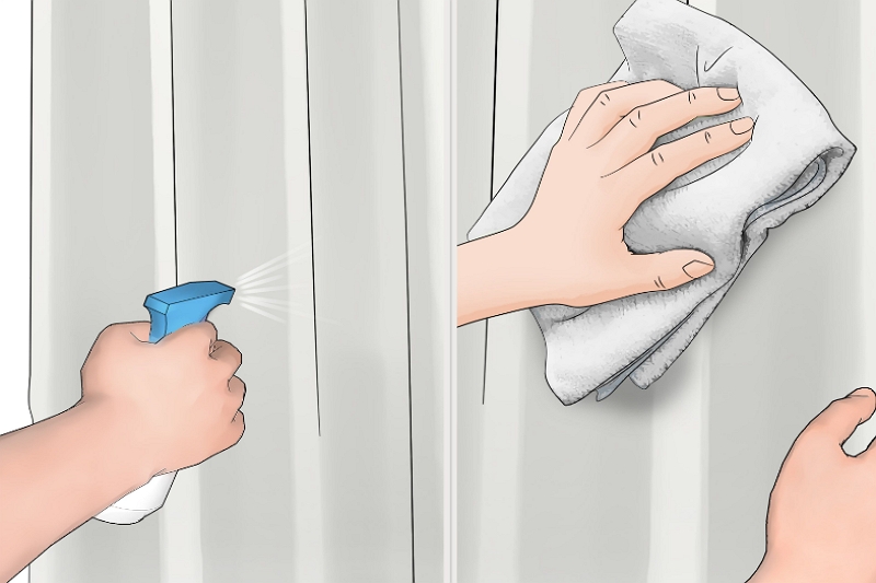 how to prevent mildew on shower curtains