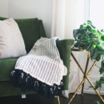 sage green walls and what color curtains