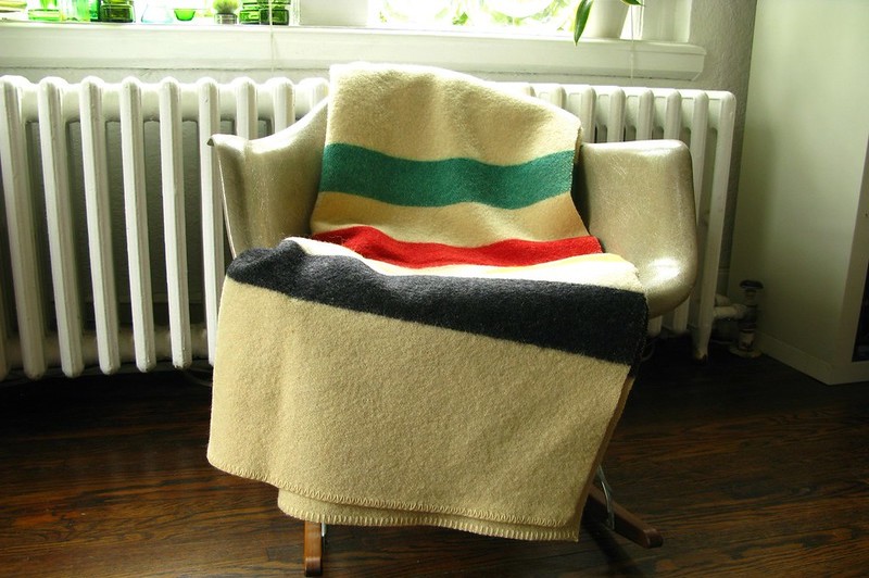 how to clean a hudson bay wool blanket