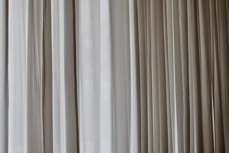 how to shorten sheer curtains